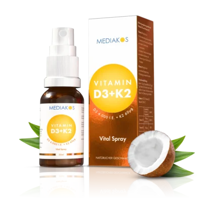 Vitamin D3 + K2 4.000 I.E. / 60 µg Vital Spray - 20 ml