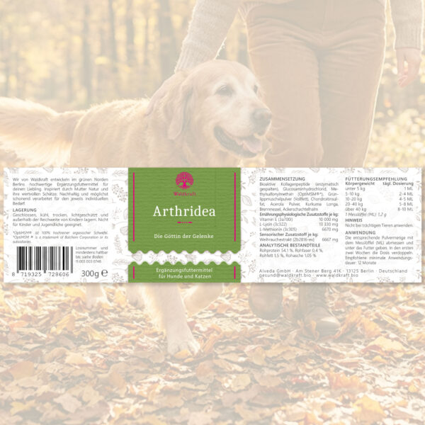 Arthridea Etikett