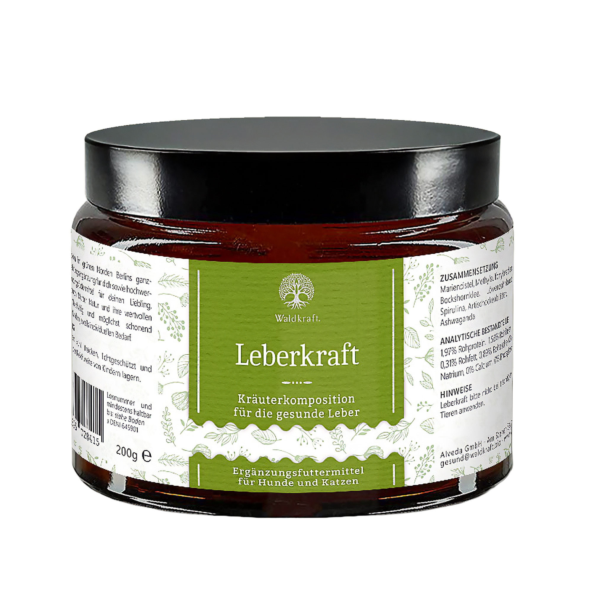 Waldkraft Leberkraft – Kräutermischung für Hund & Katze