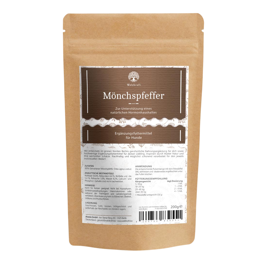 Waldkraft Mönchspfeffer für Hunde