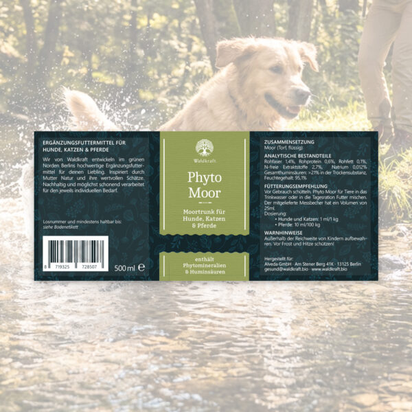 Phyto Moor – Moortrunk für Hunde, Katzen & Pferde – Bild 2
