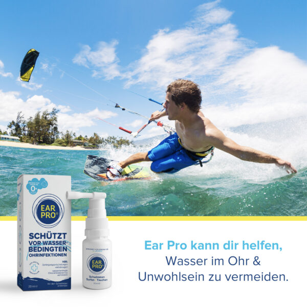 Ear Pro 2 Surfer auf dem Wasser