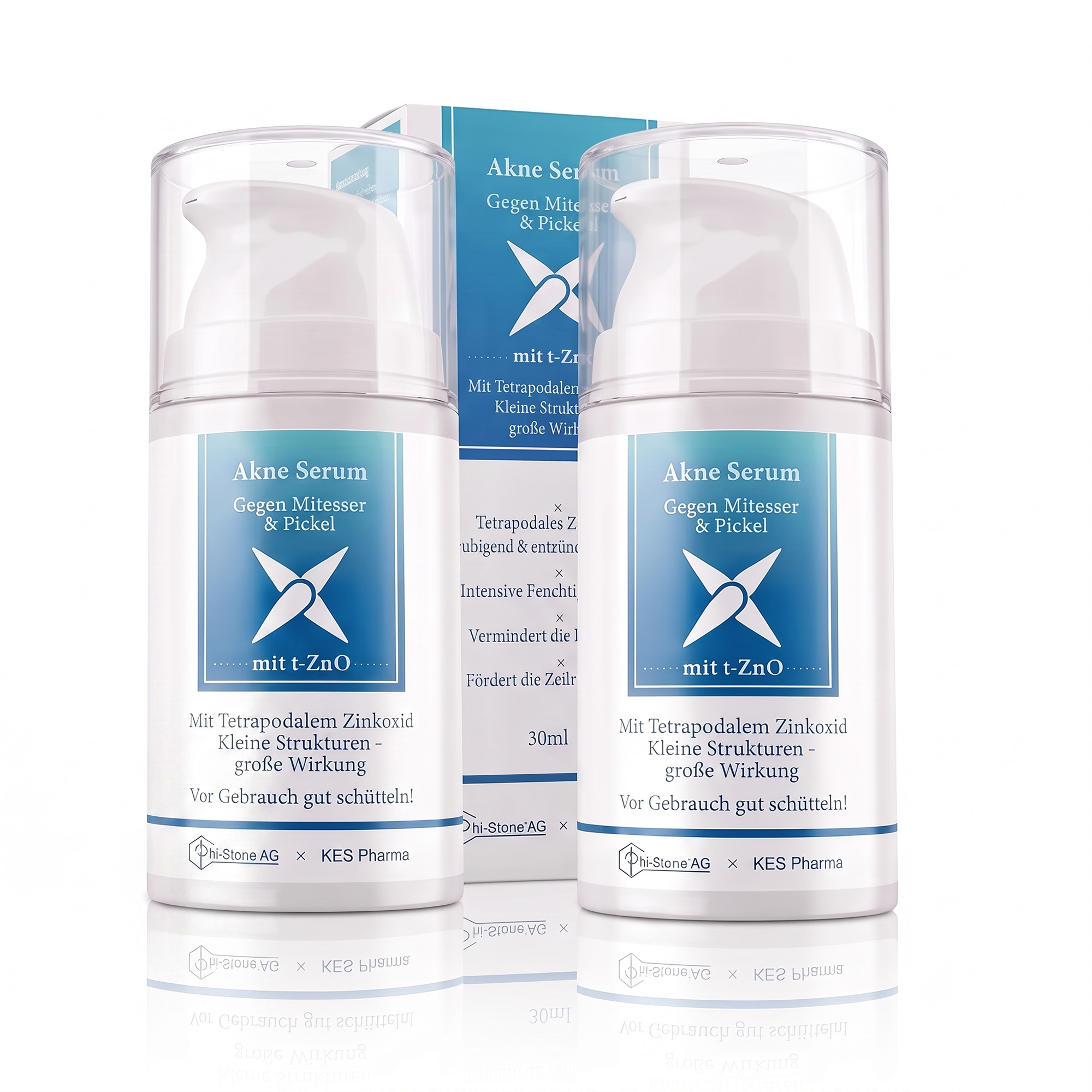 KES Pharma Akne-Serum mit tetrapodalem Zinkoxid (t-ZnO)