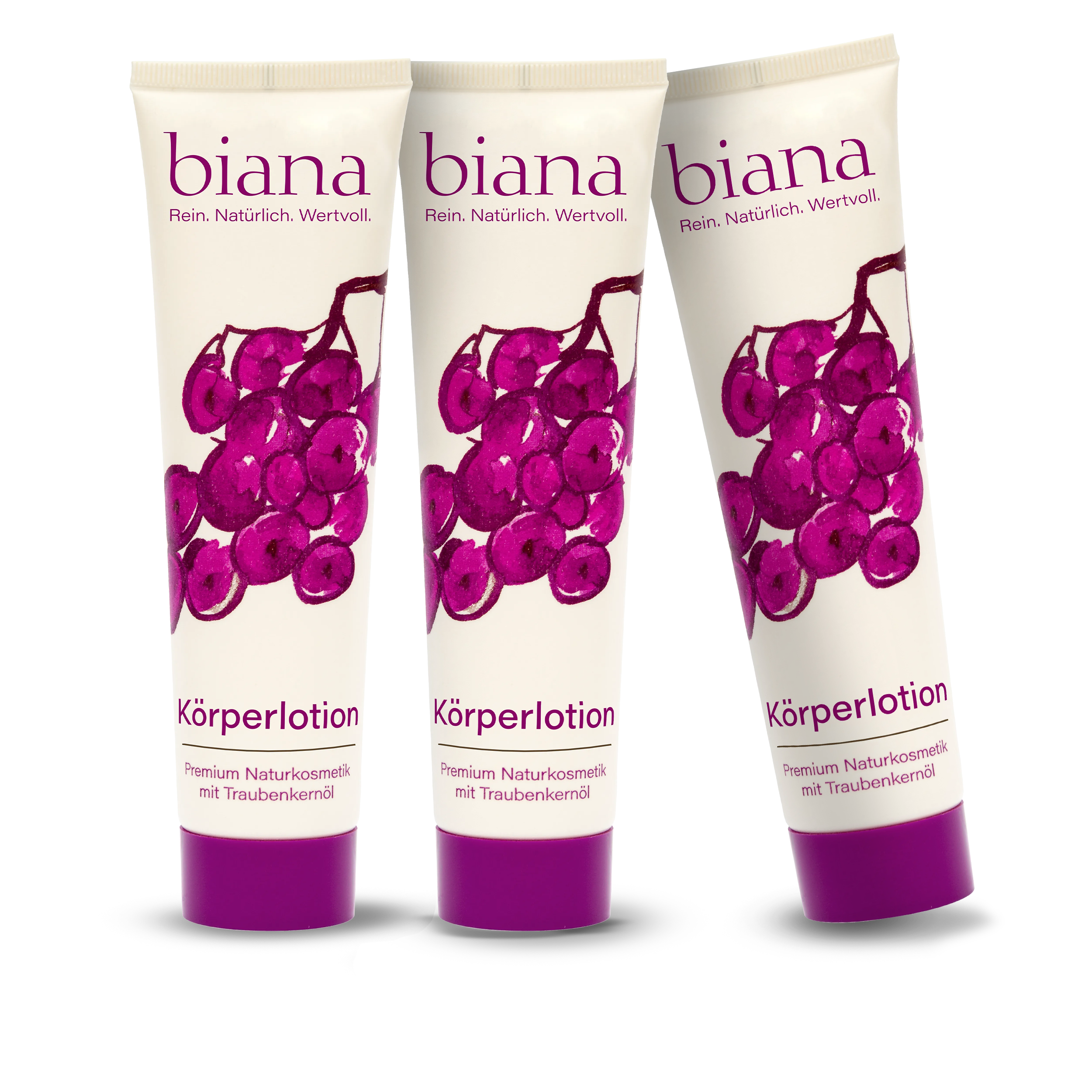 biana Körperlotion – Premium Naturkosmetik mit Traubenkernöl