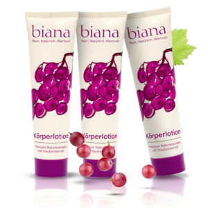 biana 3x Körperlotion Bundle mit Extras