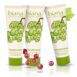 biana 3x Handcreme Bundle mit Extras
