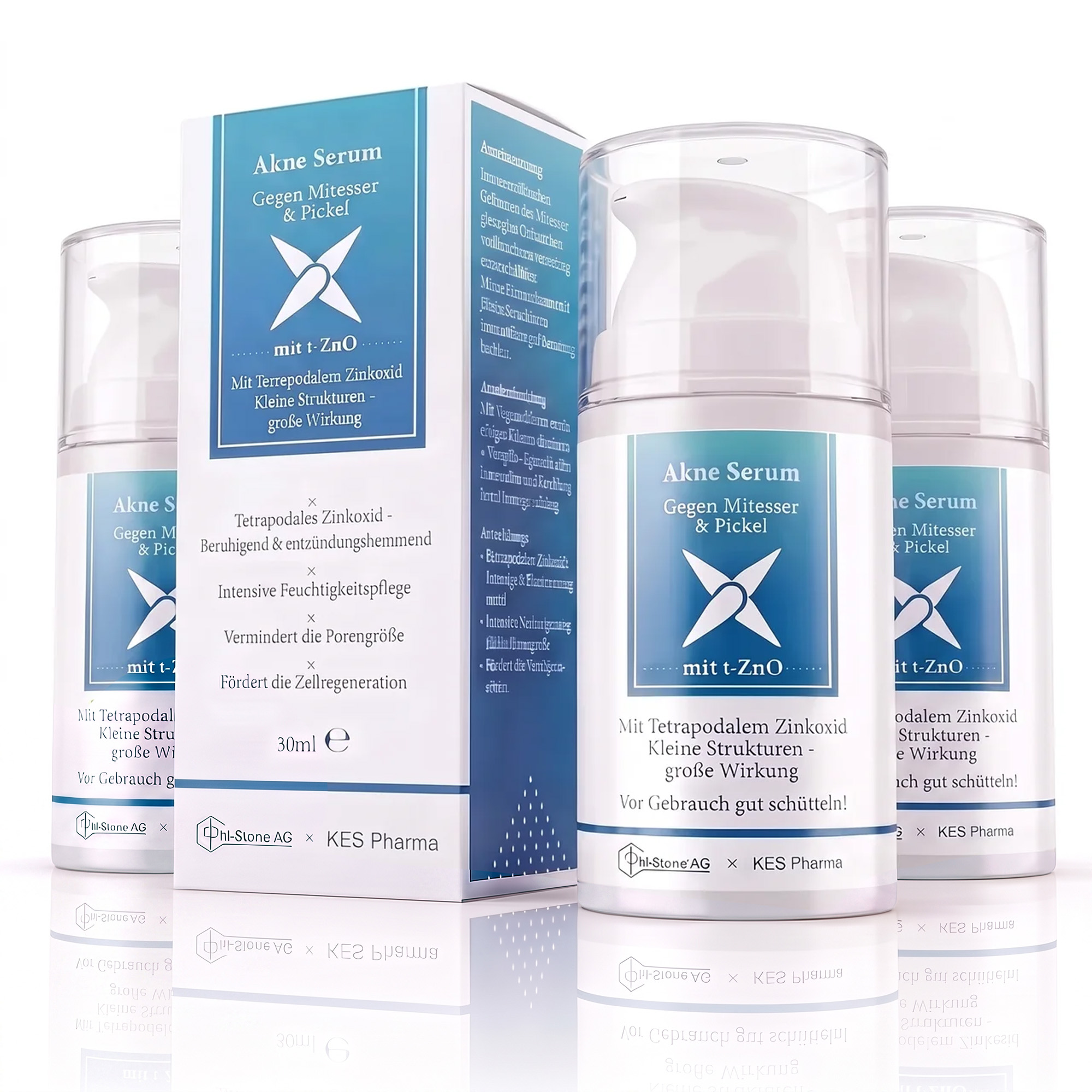 KES Pharma Akne-Serum mit tetrapodalem Zinkoxid (t-ZnO)