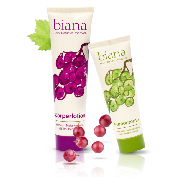 biana Handcreme & Körperlotion Bundle mit Extras