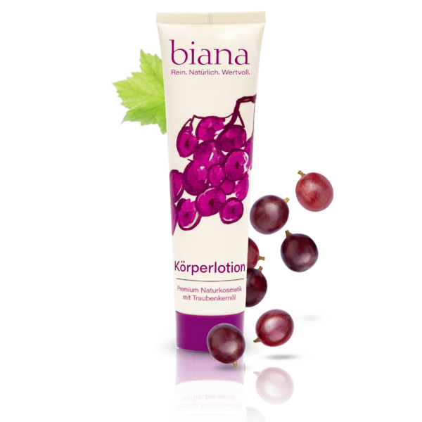 Körperlotion – Premium Naturkosmetik mit Traubenkernöl OPC