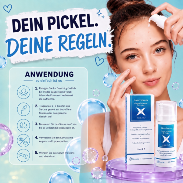 Kes Pharma Akne Serum - RC 2 -Anwendung