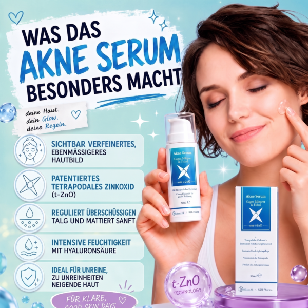 Akne-Serum mit tetrapodalem Zinkoxid – Bild 6