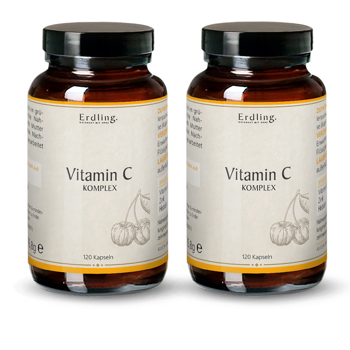 Erdling Vitamin C Komplex mit Zink + Histidin