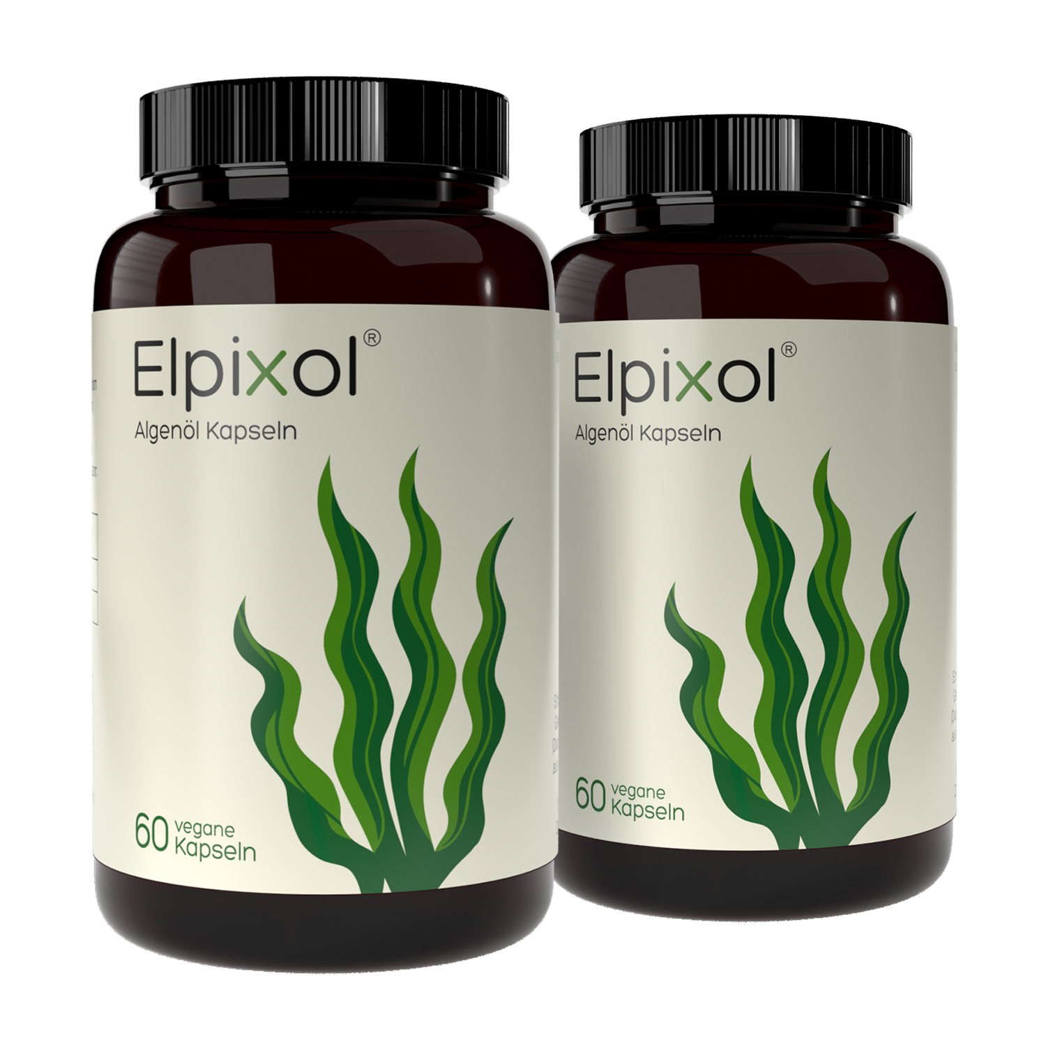 Elpixol® Algenöl 1000mg Kapseln mit EPA+DHA - Omega-3 - vegan