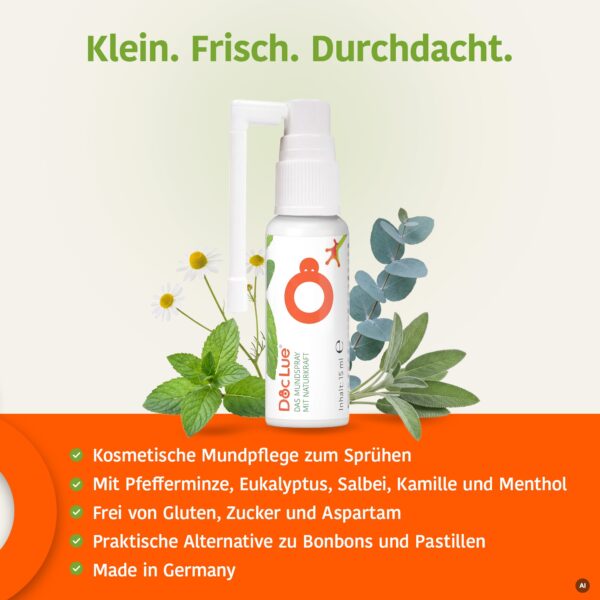 DocLue® Mund- & Atemspray – Was DocLue® ausmacht