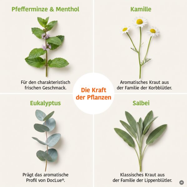 DocLue® Mund- & Atemspray – pflanzliche Bestandteile