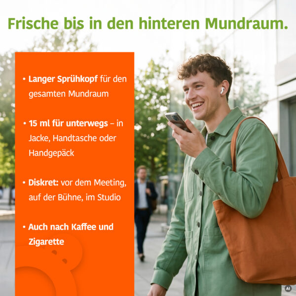DocLue® Mund- & Atemspray – Frische bis in den hinteren Mundraum